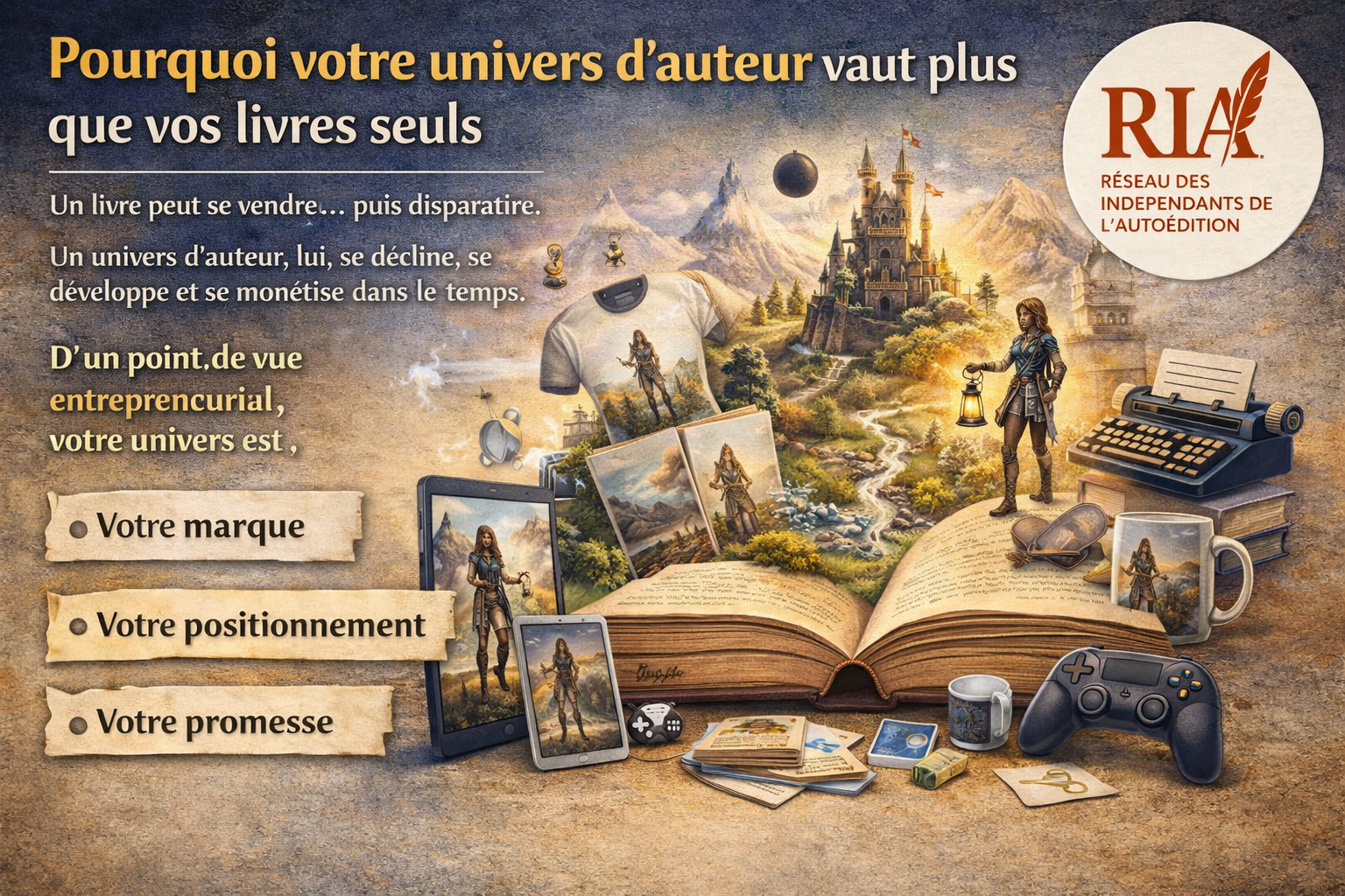 bâtir son univers d'auteurs