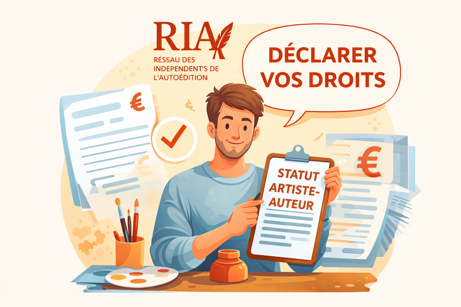 Statut artiste-auteur URSSAF : le guide 2026 pour déclarer vos droits d’auteur (livres) et vos ateliers